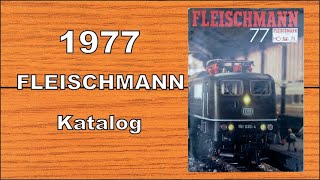 FLEISCHMANN 1977 CATALOG  Katalog  Kataloge [upl. by Ahtnammas413]