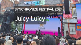 SYNCHRONIZE FEST 2024  JUICY LUICY ada yang Ft ADRIAN KHALIF juicyluicy adriankhalif konser [upl. by Jago]