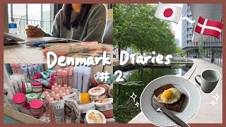 留学VLOG2🇩🇰留学開始して2日目だけど課題に追われる📚スーパーへお買い物！ life as an exchange student in Denmark grocery shopping🍅 [upl. by Annor]