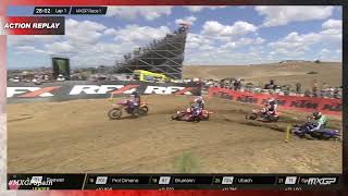 Herlings vs Prado  MXGP Race 1  MXGP of Spain 2023 MXGP Motocross [upl. by Eydnarb]