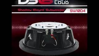 DS18 SW10D4 SHALLOW SUBWOOFER [upl. by Meeks422]