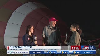 NBC 10 News Today NBC 10 News live at the Chennault Fest in Monroe [upl. by Drawde]