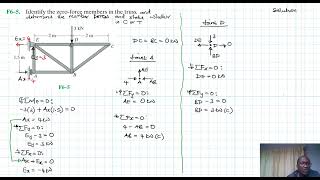 F6–5 Structural Analysis Chapter 6 Hibbeler Statics Benam Academy [upl. by Adria]