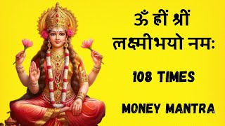 ॐ ह्रीं श्रीं लक्ष्मीभयो नम 108 times  laxmi mantra  money mantra [upl. by Etennaej967]