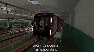 81775 Москва2020  Short PreBeta gameplay  Metrostroi  MSMP [upl. by Noreht]