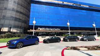 Exploring the Iconic Pacific Design Center in West Hollywood Los Angeles California USA LAWalks [upl. by Etnod]