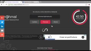 Como Crear Facebook Con Correo Temporal [upl. by Ranna868]
