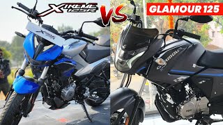 Hero Xtreme 125R VS Glamour Xtec 💥  Which is Best  Mileage  Top Speed  Best 125cc Bike in 2024 [upl. by Rodriguez]