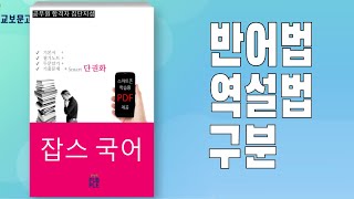 국어 726강 반어법 역설법 간단 구분 암기법 잡스국어 [upl. by Okkin]