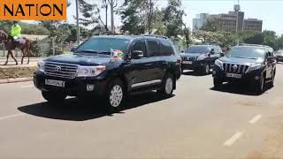 Burundian President Evariste Ndayishimiye arrives in Kisumu [upl. by Intisar109]