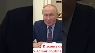 Discours de Vladimir poutine félicitant les enseignants du donbass  New russie shorts [upl. by Anelak]