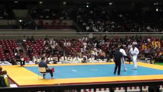 Ewerton Teixeira vs Thabani Mndebela  10th World Open Kyokushin Karate Tournament [upl. by Lienad]