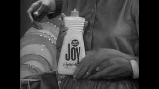 quotIntegratedquot Joy dishwashing liquid commercial from quotThe Dick Van Dyke Showquot [upl. by Bibi]