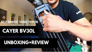 CAYER BV30L Video Tripod Review [upl. by Elihu]