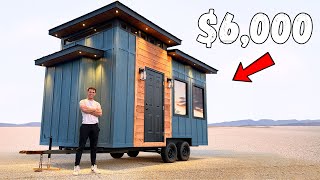 I Built a Luxury Tiny home for 6000 exterior build [upl. by Estas]