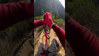 hikers vs mtb shorts downhill gopro mtb [upl. by Bloomer]