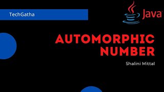 Lets Play With Numbers 15 Automorphic number [upl. by Eillah]