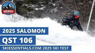 2025 Salomon QST 106  SkiEssentialscom Ski Test Review [upl. by Laicram528]