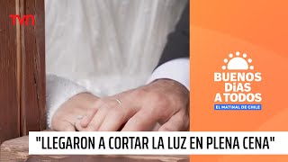 quotLlegaron a cortar la luz en plena cenaquot Novios denuncian engaño el día de su matrimonio [upl. by Huang]