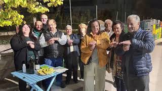 La delegazione americana in visita al frantoio Della Valle di Prezza [upl. by Cohleen]