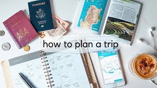 How To Plan a Trip ✈️  5 Steps [upl. by Colwin]