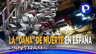 La “DANA” de muerte y espanto en España salvaje fenómeno natural causa destrucción en Valencia [upl. by Aleda]