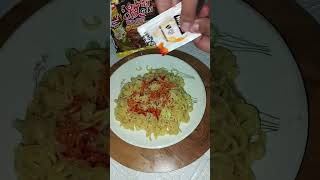 Nissin Spicy Chesse Ramen 😰  Spicy Ramen  Tanu Walia [upl. by Tonneson]