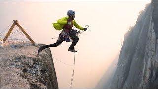 Huge rope swing in Yosemite [upl. by Patti]