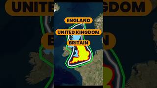 Difference between UKGREAT BRITAINENGLAND facts knowlegeispower subscribe FactsSpoonFed [upl. by Arait]