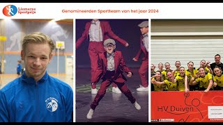 Liemerse Sportprijs 2024 nominaties categorie Sportteam [upl. by Dean]