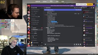 xQc reacts to OhnePixel infiltrating a Valorant EDating Discord Server [upl. by Ahsitniuq]