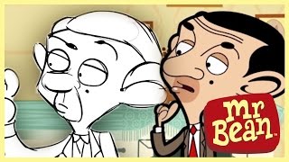 From Original Drawings to Animation quotFish Sittingquot  Mr Bean Official [upl. by Etezzil]