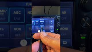 Icom IC 9700 quick tone set up for Satellite [upl. by Muhammad]