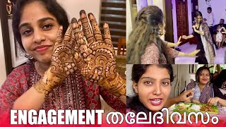 Engagement തലേദിവസം  Mehndi Day Celebration 😍  Anjitha ❤️ Amal [upl. by Oiuqise]