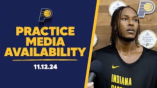 Indiana Pacers Media Availability  November 12 2024 [upl. by Earla469]