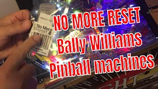 NO More reset on Bally Williams Pinball machines Twilight Zone installation [upl. by Inami]