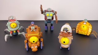 19 Minute Unboxing ASMR Plants vs Zombies  Zombie Combo Robot Toy Set  Toy Review [upl. by Damahom]