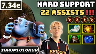 734e  TORONTOTOKYO Ogre Magi Hard Support Gameplay 22 ASSISTS  Dota 2 Full Match Gameplay [upl. by Ennairac]