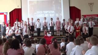 Intro to Yr 6 Leavers assembly gorgeous hymn [upl. by Giverin602]