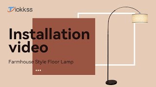 Floor Lamp Installation Video [upl. by Annaesor]