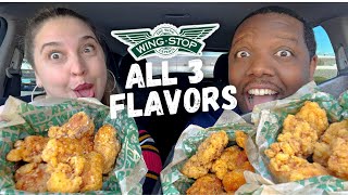 What Are These Wings Trying WINGSTOP 3 NEW Flavors [upl. by Reuven959]