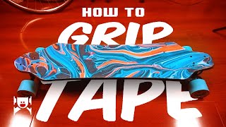 How to change grip tape on a skateboard [upl. by Dnomso]