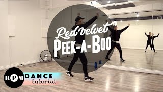 Red Velvet quotPeekABooquot Dance Tutorial Second Chorus Ending [upl. by Rehpinej]