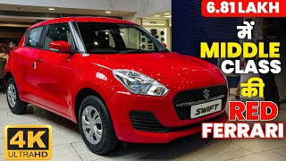 Suzuki Swift Vxi Red Colour Review l ₹681 Lakh l MRCars [upl. by Minica]