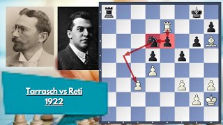 Its All About Dark Square  Siegbert Tarrasch vs Richard Reti  1922 [upl. by Adnertal]