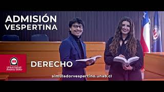 Admisión Vespertina UNAB  Derecho [upl. by Neelyar]