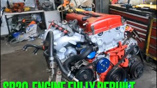 Nissan sr20 engine rebuilt [upl. by Ennalyrehc]