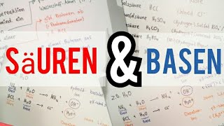 5 Chemie GRUNDWISSEN  Klasse 9  Säurenamp Basen ProtolyseReaktion pHWert Neutralisation [upl. by Aicetel81]