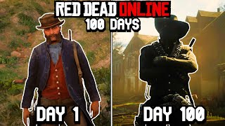 I Spent 100 Days in Red Dead Online Heres What Happened [upl. by Enimzzaj]