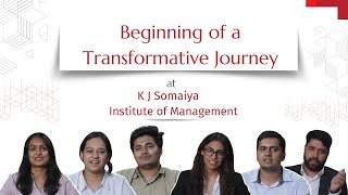 Beginning of a Transformative Journey at K J Somaiya Institute of Management [upl. by Dercy]